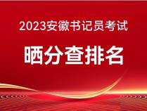 2023年蚌埠检察院招聘书记员考试成绩排名查询